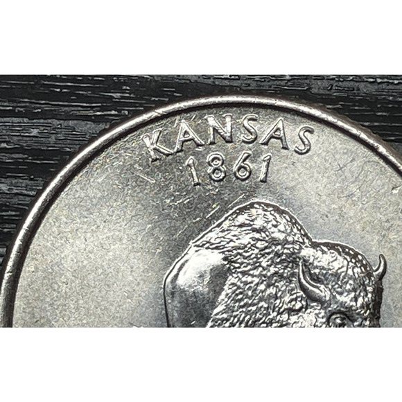 2005-D Kansas State Quarter Clad Proof-like Smooth Frosty Surface - Picture 4 of 16